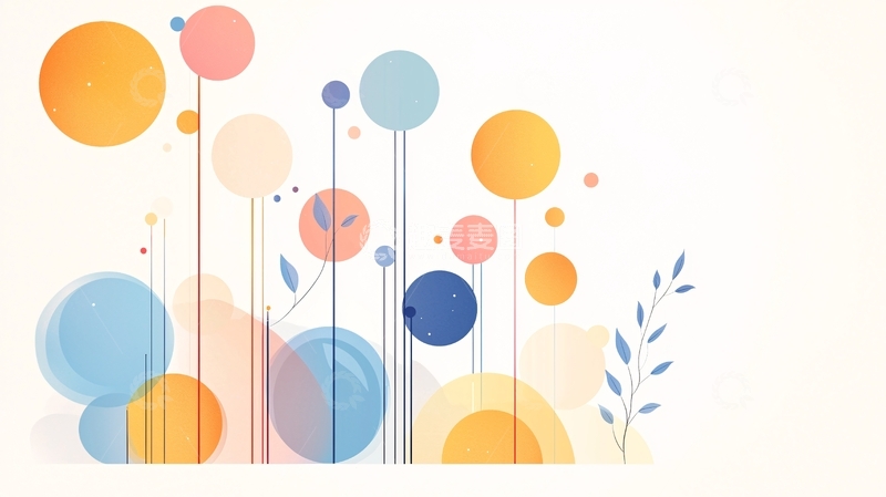 高清大图下载【趣麦麦图】抽象几何图形背景素材