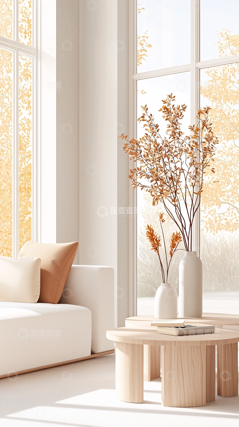 高清大图下载【趣麦麦图】现代简约客厅装饰设计