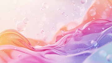 梦幻色彩流动液体背景