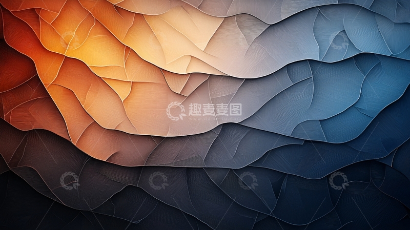 高清大图下载【趣麦麦图】抽象波浪纹理背景素材