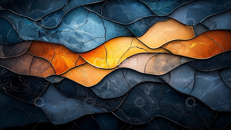 高清大图下载【趣麦麦图】抽象波浪纹理背景图案