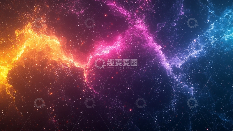 高清大图下载【趣麦麦图】星云宇宙背景素材