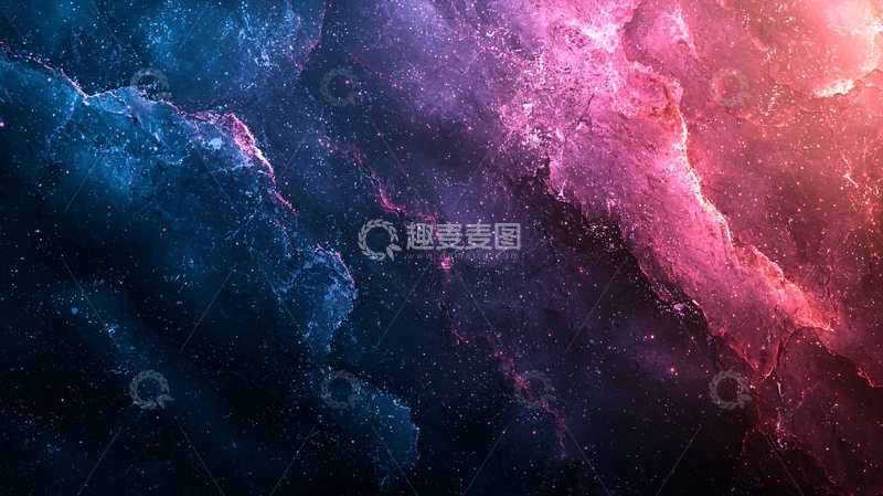 高清大图下载【趣麦麦图】梦幻星空背景素材