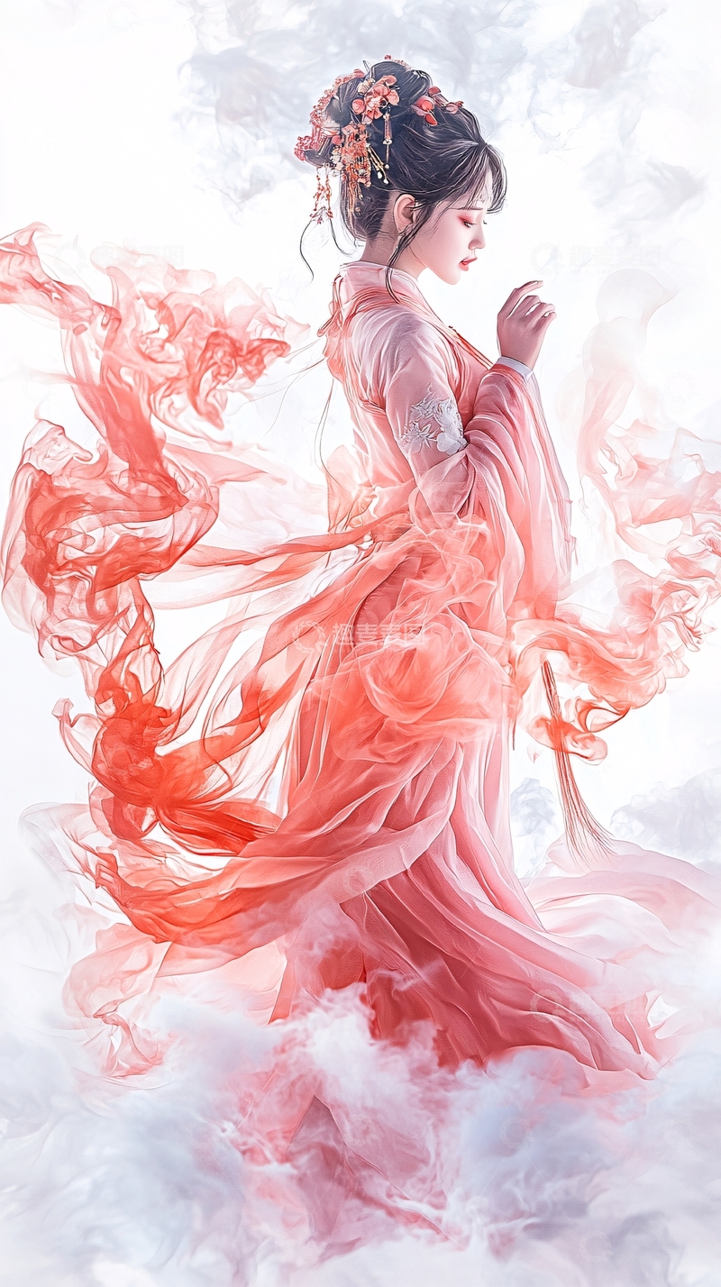 高清大图下载【趣麦麦图】飘逸仙子古风人物插画