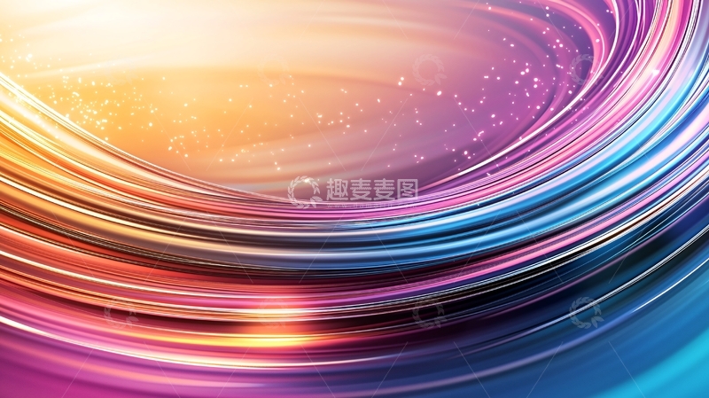高清大图下载【趣麦麦图】色彩流动抽象背景