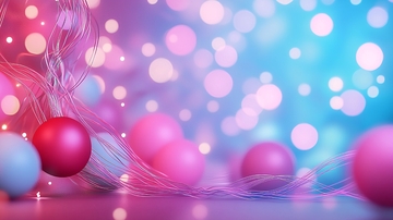 梦幻色彩球体背景素材