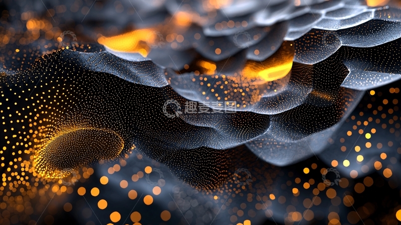 高清大图下载【趣麦麦图】光影流动的抽象艺术背景