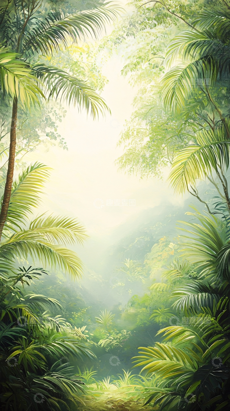 高清大图下载【趣麦麦图】热带雨林风光4