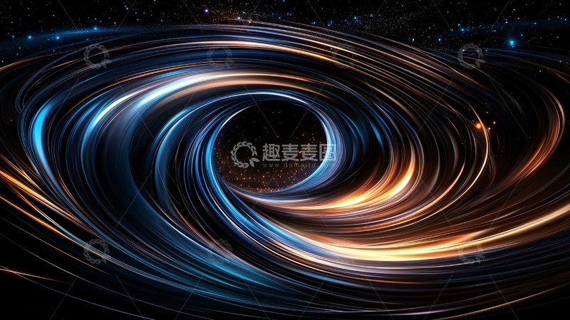 高清大图下载【趣麦麦图】宇宙漩涡光效背景图