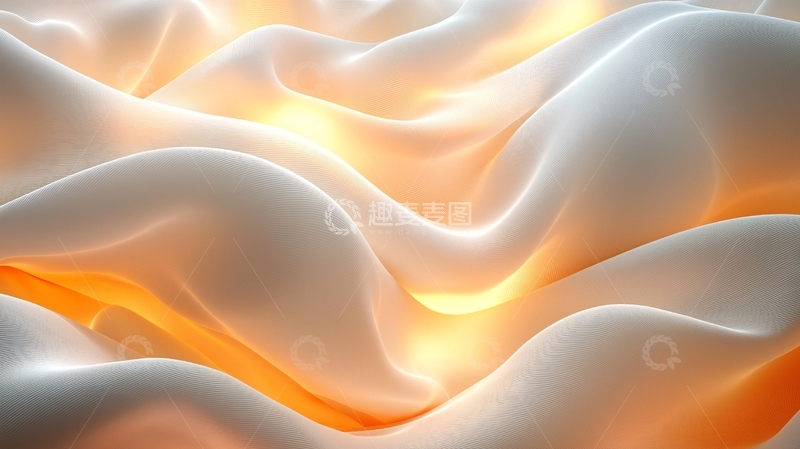 高清大图下载【趣麦麦图】流动的光影波纹背景