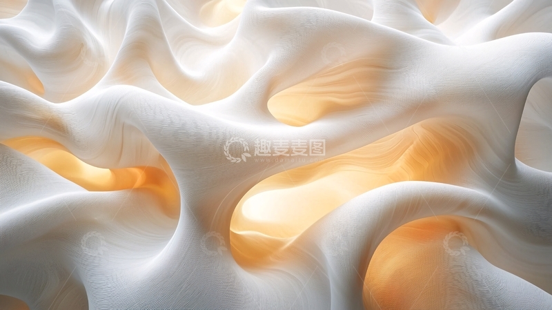 高清大图下载【趣麦麦图】抽象流动线条背景素材