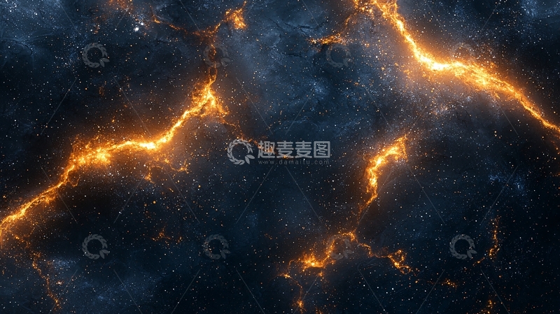高清大图下载【趣麦麦图】宇宙星河光芒闪烁背景