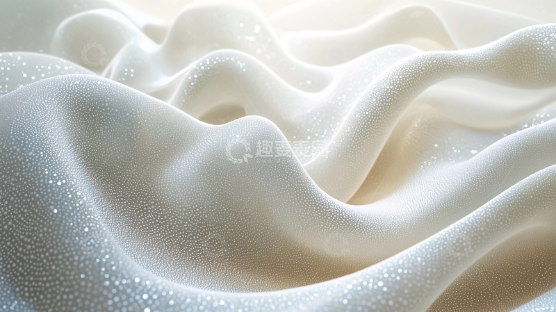 高清大图下载【趣麦麦图】奶油波浪纹理背景