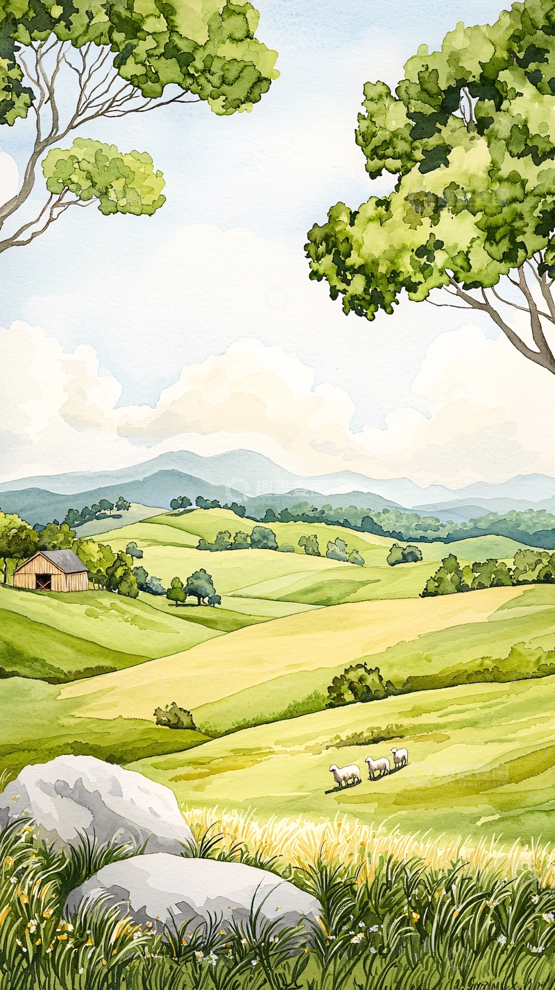 高清大图下载【趣麦麦图】田园风光高清图片