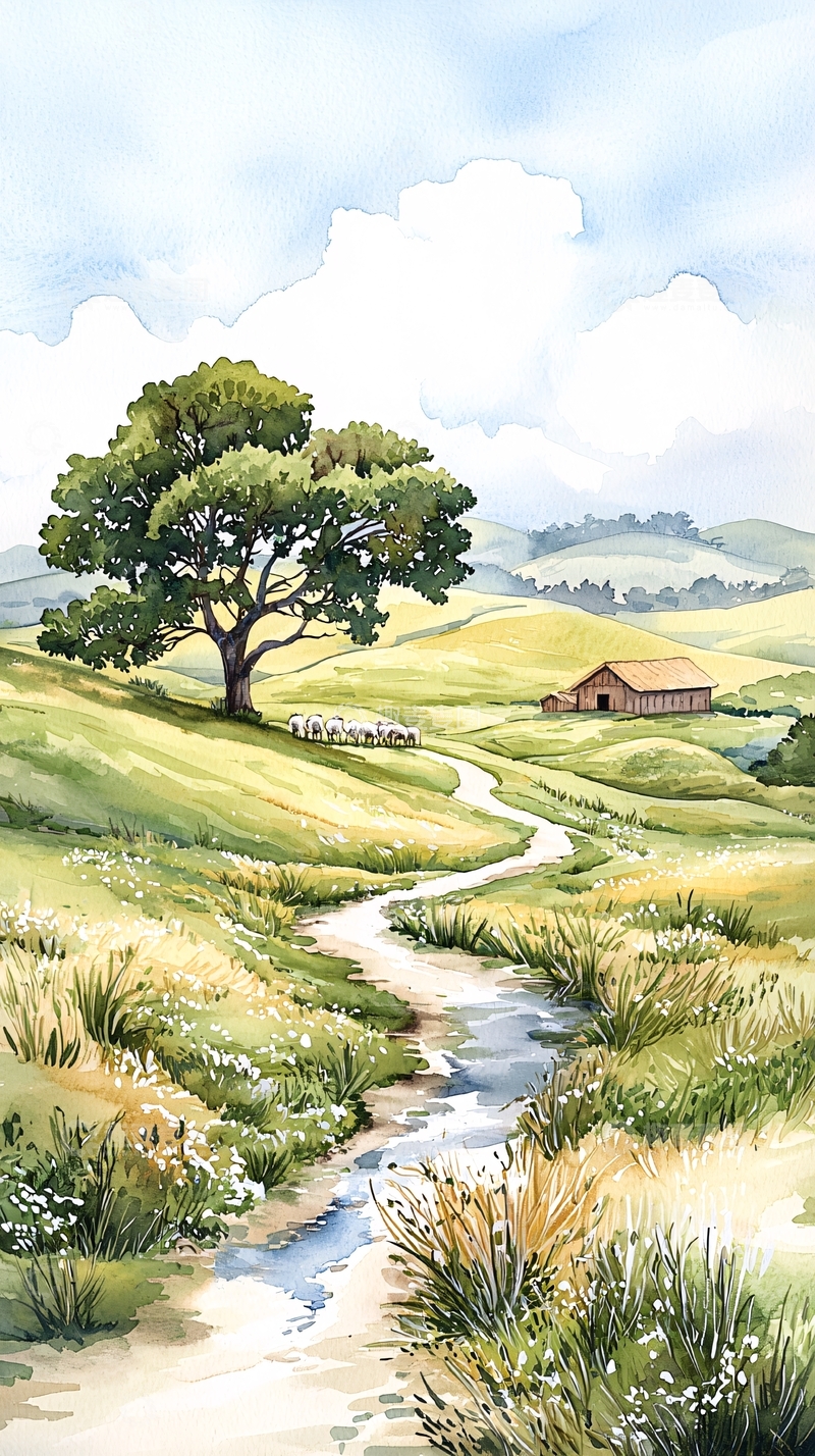 高清大图下载【趣麦麦图】田园风光高清图片