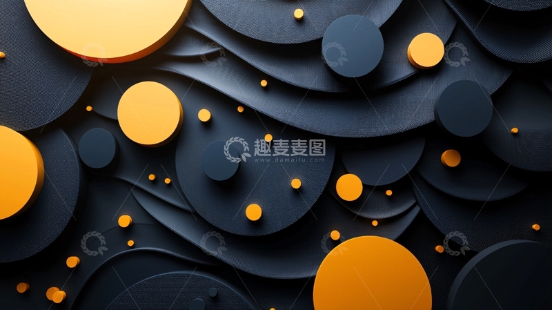 高清大图下载【趣麦麦图】抽象几何图形背景素材