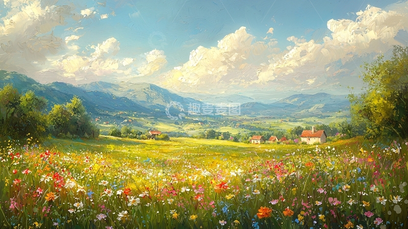 高清大图下载【趣麦麦图】夏日田园风光9