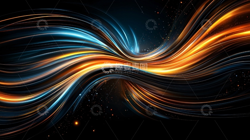 高清大图下载【趣麦麦图】光流宇宙背景素材
