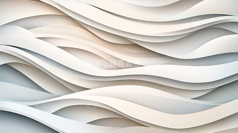 高清大图下载【趣麦麦图】抽象波浪线条背景素材