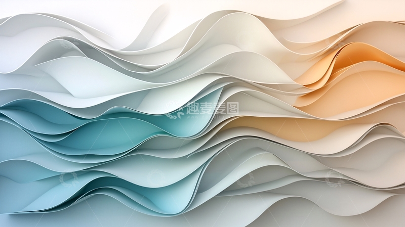 高清大图下载【趣麦麦图】抽象波浪纹理背景素材