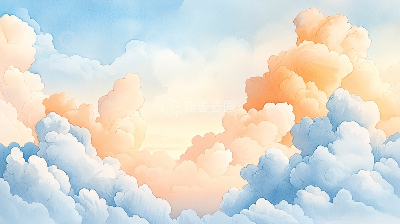 高清大图下载【趣麦麦图】梦幻天空与云彩