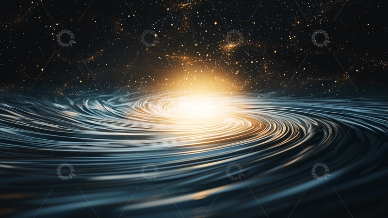 高清大图下载【趣麦麦图】宇宙漩涡星系背景图