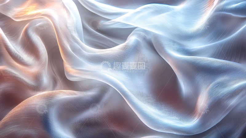 高清大图下载【趣麦麦图】流动的丝绸纹理背景