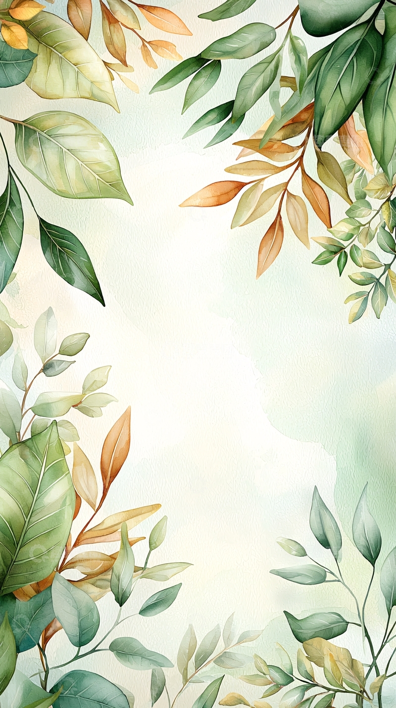 高清大图下载【趣麦麦图】秋日树叶背景素材