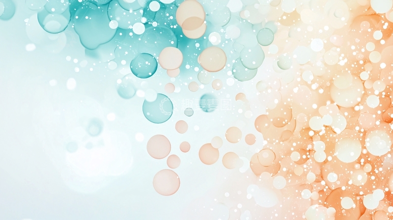 高清大图下载【趣麦麦图】梦幻泡泡背景素材