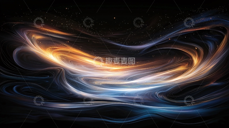 高清大图下载【趣麦麦图】宇宙漩涡星空艺术背景