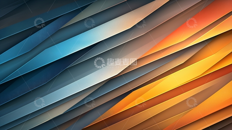 高清大图下载【趣麦麦图】抽象色彩渐变线条背景