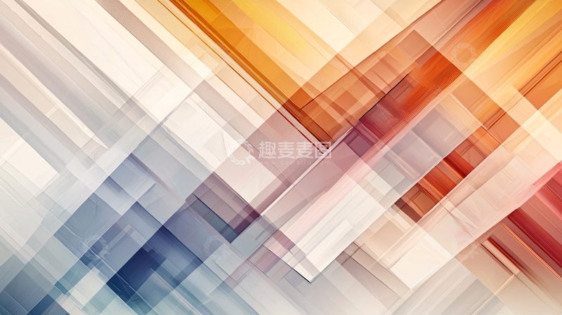 高清大图下载【趣麦麦图】抽象几何线条背景素材