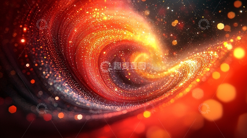 高清大图下载【趣麦麦图】星云漩涡动态光影效果