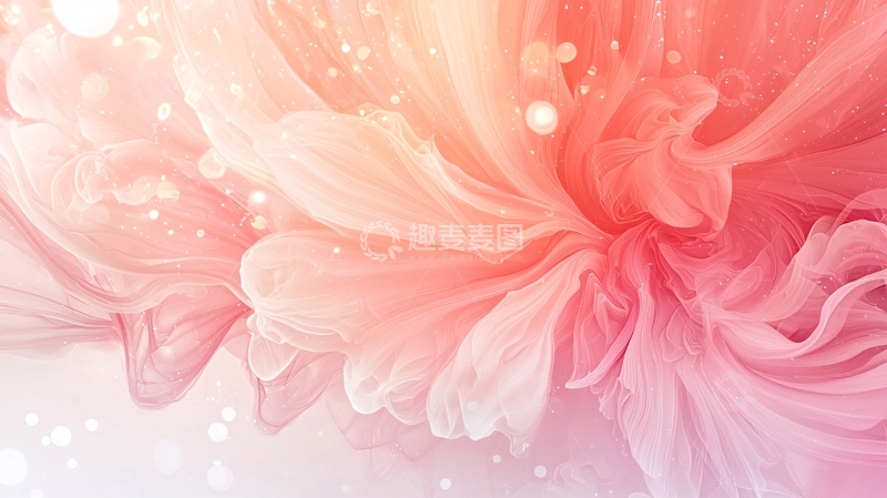 高清大图下载【趣麦麦图】粉色抽象艺术背景素材