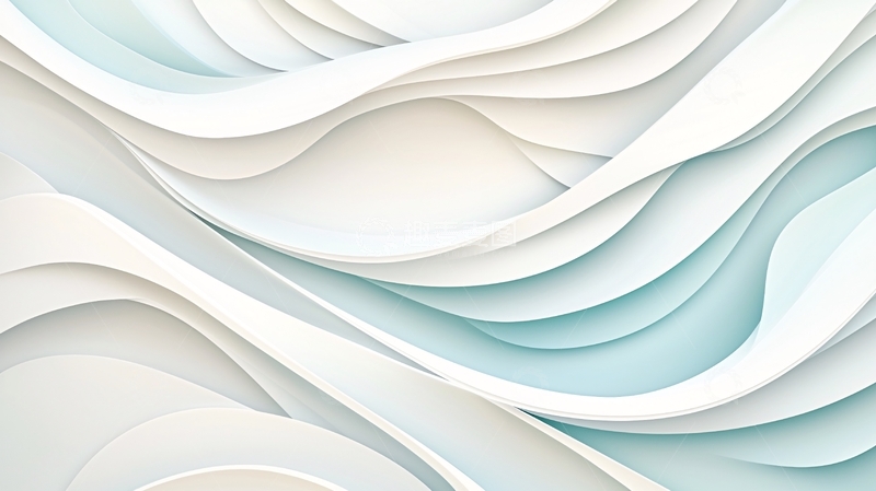 高清大图下载【趣麦麦图】抽象波浪线条背景素材