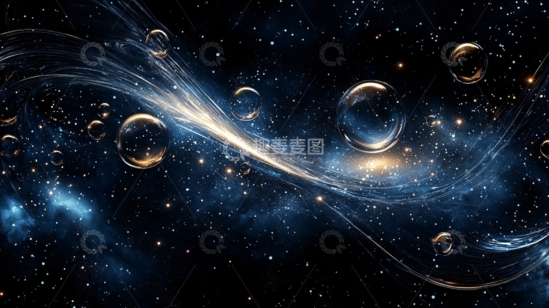高清大图下载【趣麦麦图】宇宙中的气泡与星河
