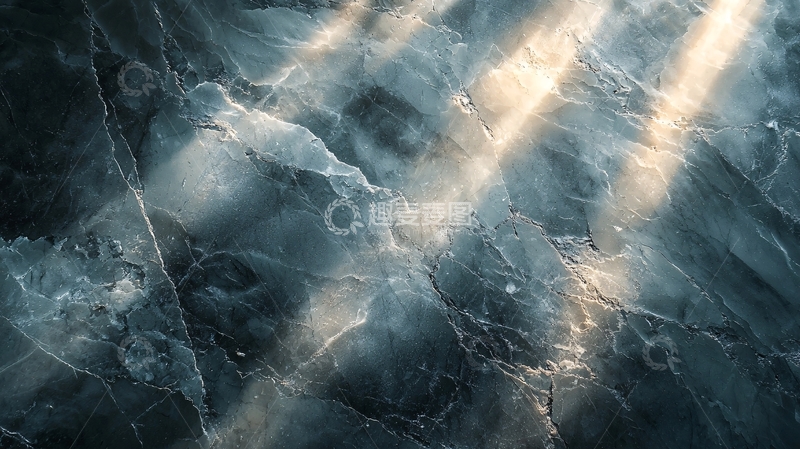 高清大图下载【趣麦麦图】冰川纹理光影自然背景