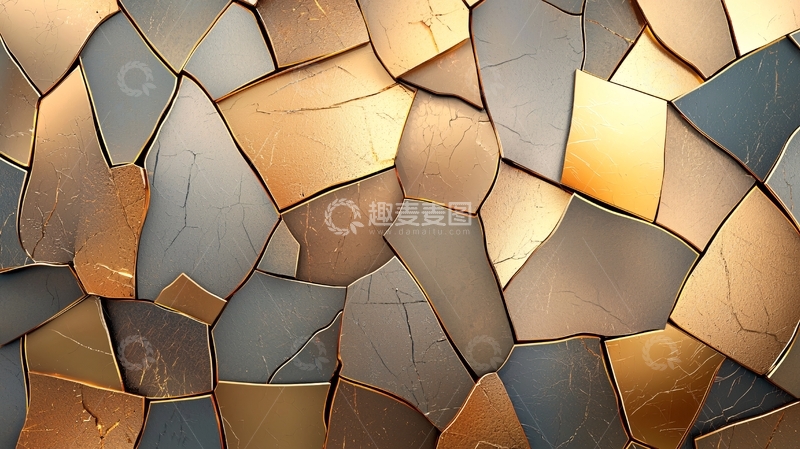高清大图下载【趣麦麦图】破碎玻璃纹理背景