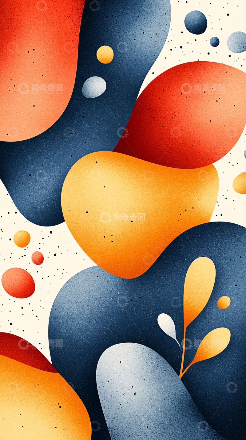 高清大图下载【趣麦麦图】抽象流体艺术背景图案