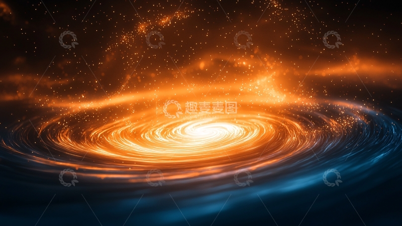 高清大图下载【趣麦麦图】星系漩涡动态背景图