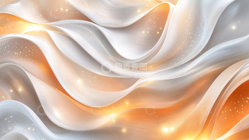 高清大图下载【趣麦麦图】波浪线条抽象背景素材