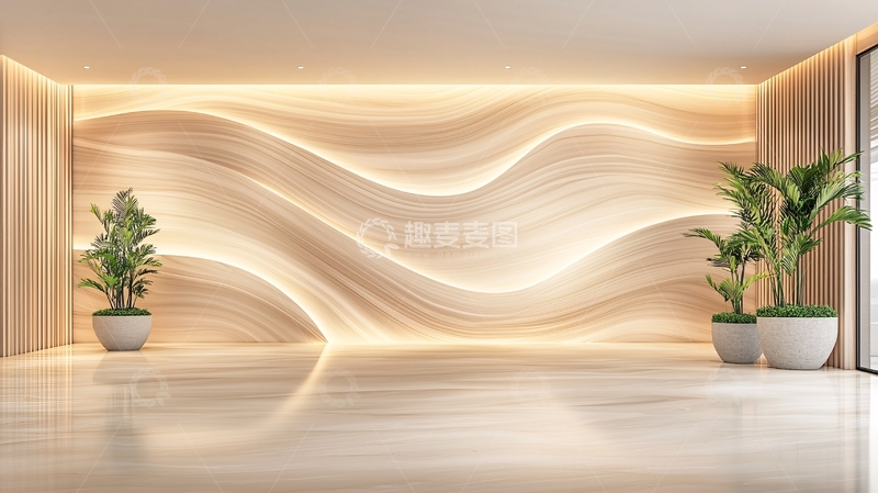 高清大图下载【趣麦麦图】现代简约室内设计背景墙