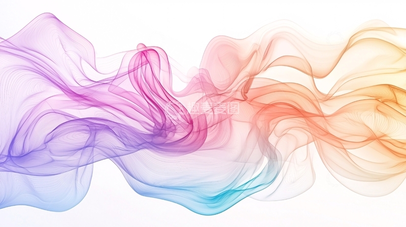 高清大图下载【趣麦麦图】色彩流动抽象艺术背景