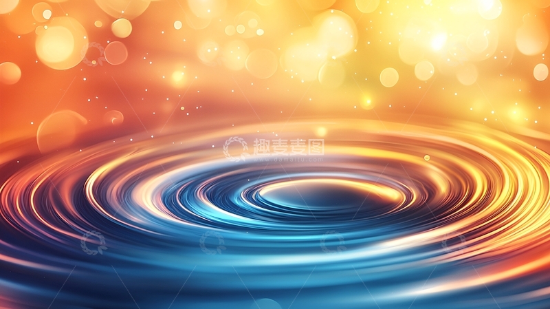 高清大图下载【趣麦麦图】光晕漩涡背景素材