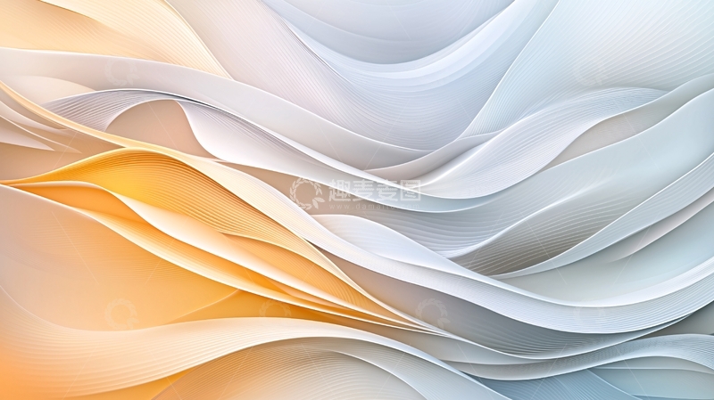 高清大图下载【趣麦麦图】抽象波浪线条背景素材