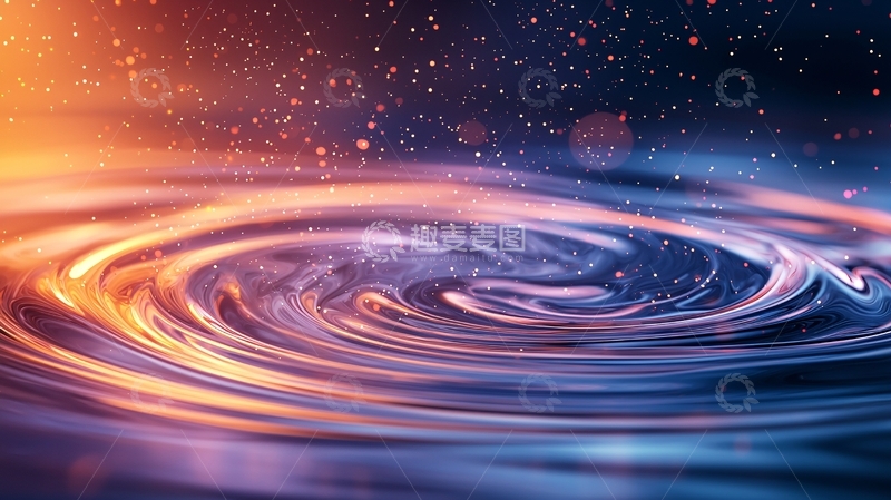 高清大图下载【趣麦麦图】旋转星云动态背景素材