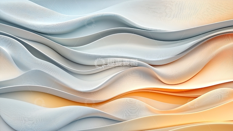 高清大图下载【趣麦麦图】抽象波浪纹理背景素材