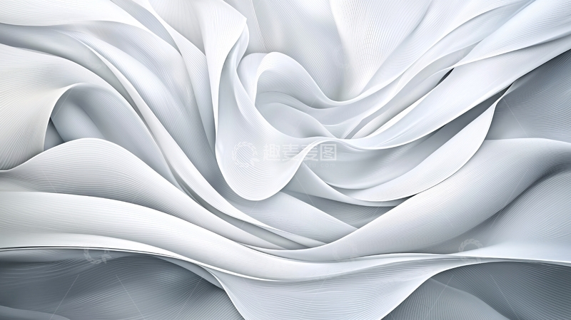 高清大图下载【趣麦麦图】白色丝滑面料纹理背景