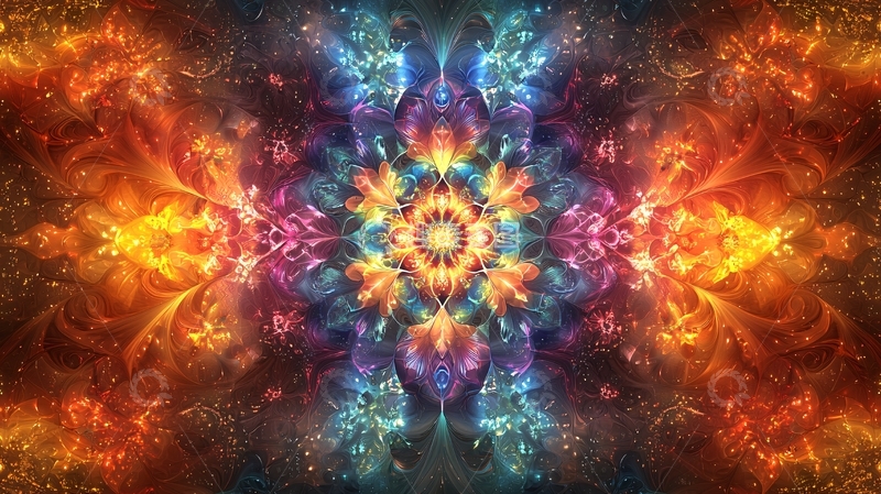 高清大图下载【趣麦麦图】色彩斑斓的抽象艺术图案