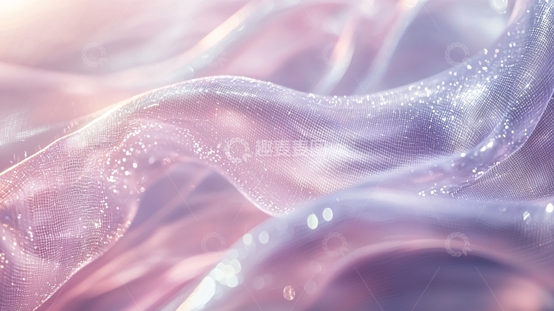 高清大图下载【趣麦麦图】梦幻紫色纱布纹理背景